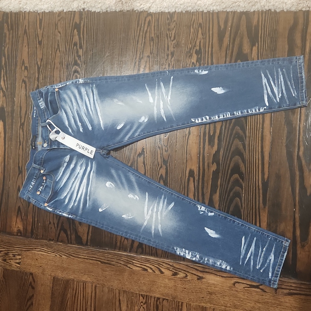 New With Tags - Men's Purple Jeans Size 38